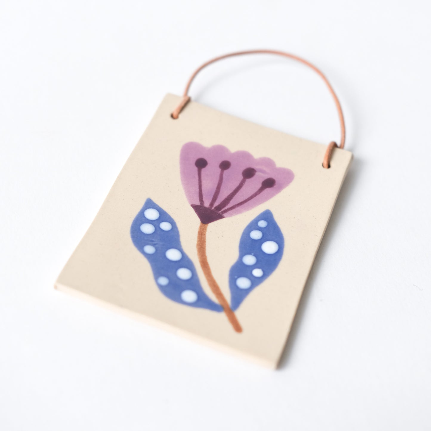 Botanical Wandbild | Lila Blume