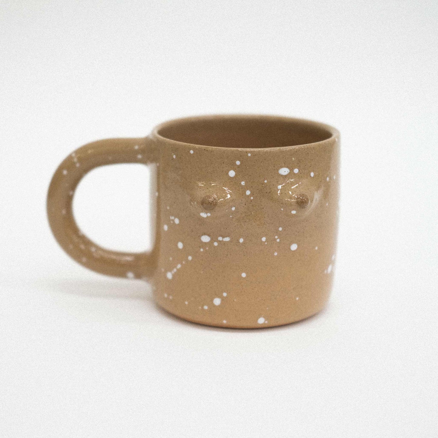 Mama Tasse  | Ocker mit weißen Splashes